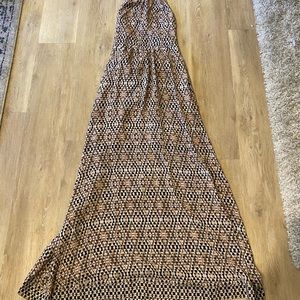 Joie Lace Up Back Maxi Dress - 100% Silk - Size 4